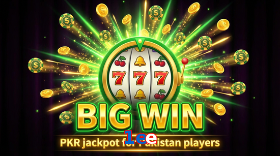 Big win animation on 1Ee slot game
